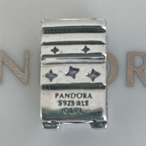Pandora Star Wars Silver 3D Logo Charm - Picture 4 of 5